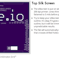 Snippet of approval screen